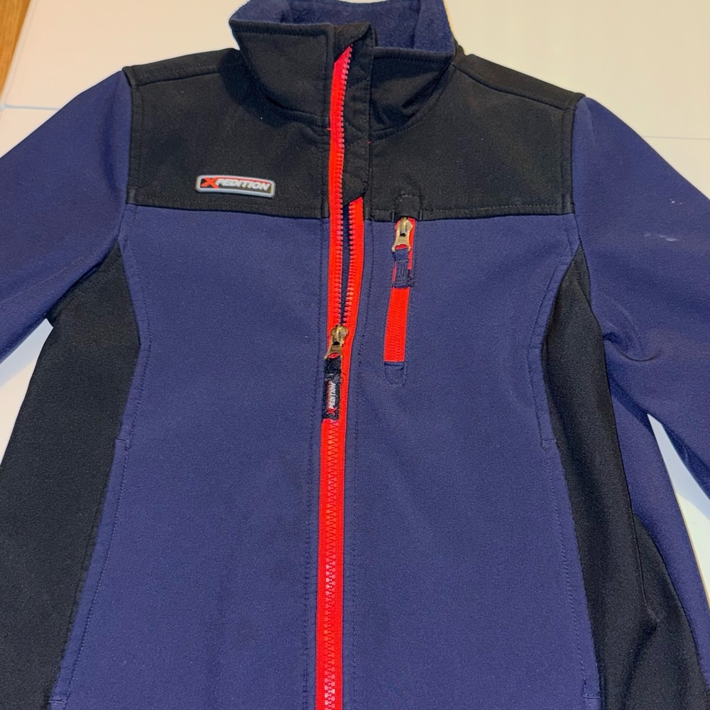 Xpedition Blue Jacket with Red Trim